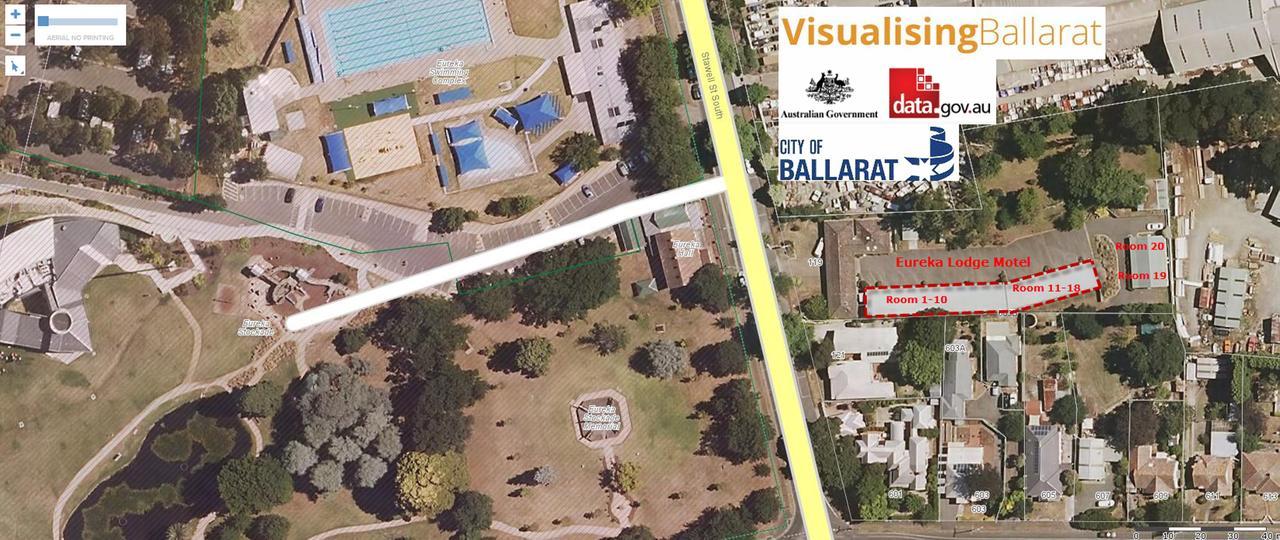 Ballarat Eureka Lodge Motel Экстерьер фото